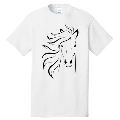 horse for riders and horse lovers Tall T-Shirt