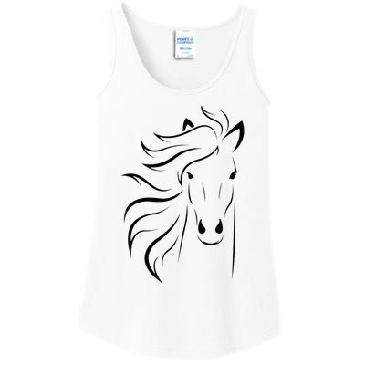 horse for riders and horse lovers Ladies Essential Tank