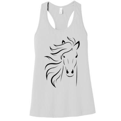 horse for riders and horse lovers Women's Racerback Tank