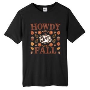 Howdy Fall Rustic Autumn Theme Tall Fusion ChromaSoft Performance T-Shirt