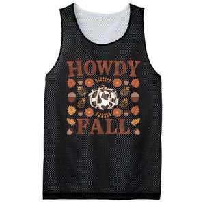 Howdy Fall Rustic Autumn Theme Mesh Reversible Basketball Jersey Tank