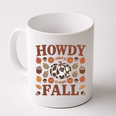 Howdy Fall Rustic Autumn Theme Coffee Mug