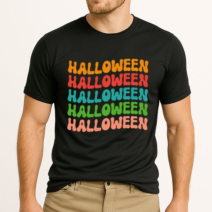 Halloween Festive Retro Gift Cooling Performance Crew T-Shirt