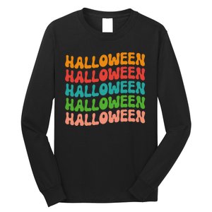 Halloween Festive Retro Gift Long Sleeve Shirt