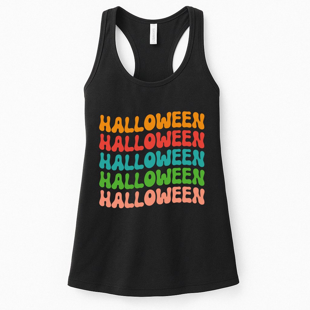 Halloween Festive Retro Gift Womens Tank Top