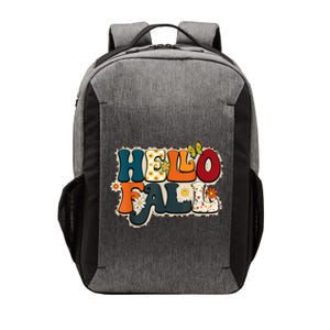 Hello Fall Retro Groovy Pumpkin Season Leopard Autumn Vector Backpack