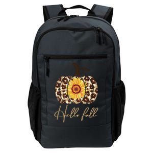 Hello Fall Sunflower Pumpkin Daily Commute Backpack