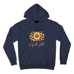 Hello Fall Sunflower Pumpkin Tall Hoodie