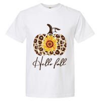 Hello Fall Sunflower Pumpkin Garment-Dyed Heavyweight T-Shirt
