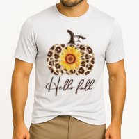Hello Fall Sunflower Pumpkin Cooling Performance Crew T-Shirt