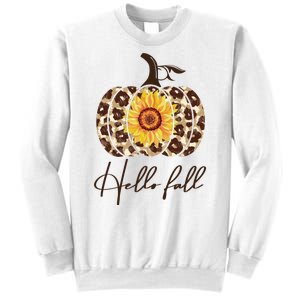 Hello Fall Sunflower Pumpkin Sweatshirt