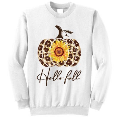 Hello Fall Sunflower Pumpkin Sweatshirt