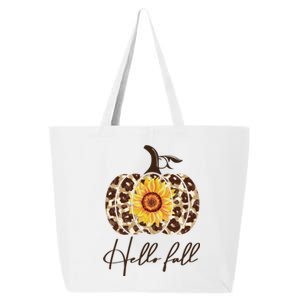 Hello Fall Sunflower Pumpkin 25L Jumbo Tote