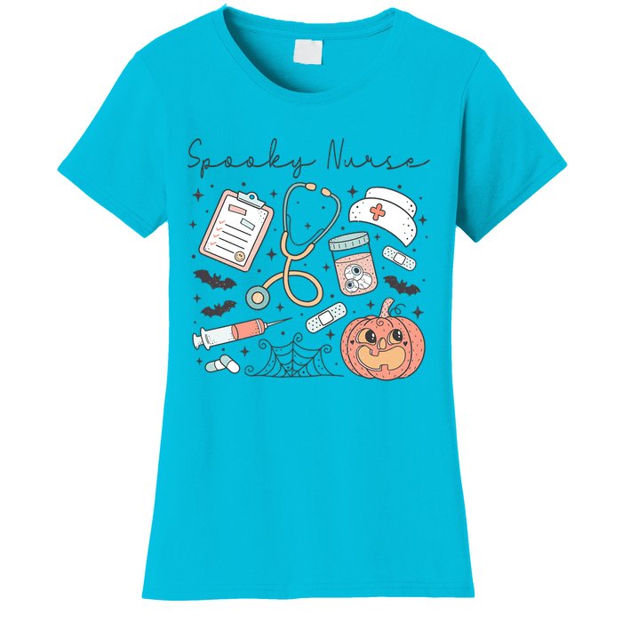 Halloween Funny Spooky Nurse Medical Kit Great Gift Women's T-Shirt