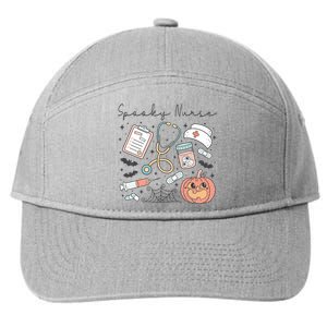 Halloween Funny Spooky Nurse Medical Kit Great Gift 7-Panel Snapback Hat