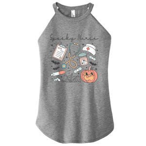 Halloween Funny Spooky Nurse Medical Kit Great Gift Women's Perfect Tri Rocker Tank