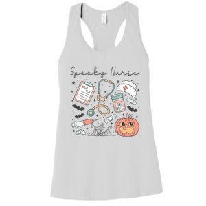 Halloween Funny Spooky Nurse Medical Kit Great Gift Women's Racerback Tank