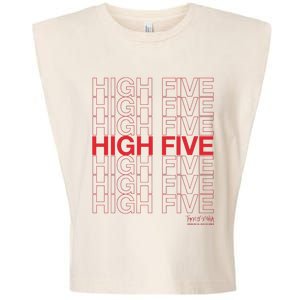 High Five Spread Joy All Over The World Garment-Dyed Women's Muscle Tee