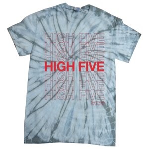 High Five Spread Joy All Over The World Tie-Dye T-Shirt