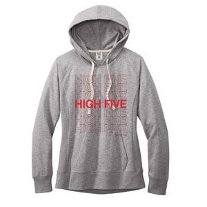 High Five Spread Joy All Over The World Women's Fleece Hoodie