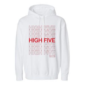 High Five Spread Joy All Over The World Garment-Dyed Fleece Hoodie