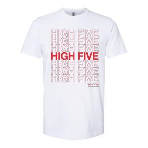 High Five Spread Joy All Over The World Softstyle CVC T-Shirt