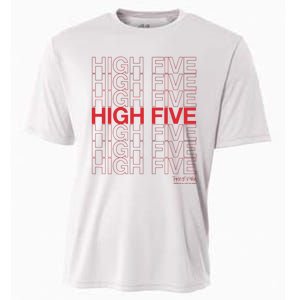 High Five Spread Joy All Over The World Cooling Performance Crew T-Shirt