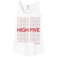 High Five Spread Joy All Over The World Ladies Essential Tank