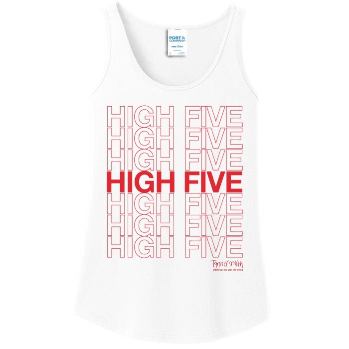 High Five Spread Joy All Over The World Ladies Essential Tank