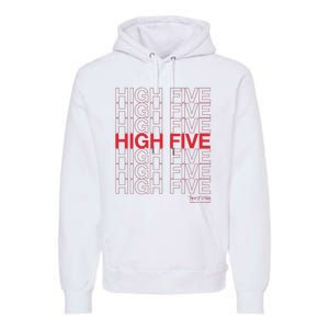 High Five Spread Joy All Over The World Premium Hoodie