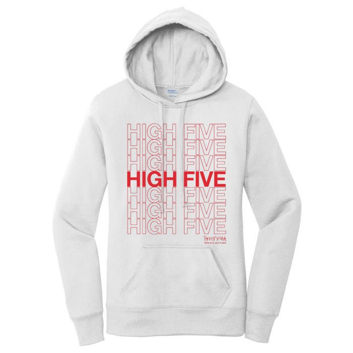 High Five Spread Joy All Over The World Women's Pullover Hoodie