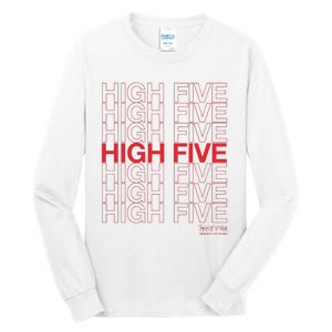 High Five Spread Joy All Over The World Tall Long Sleeve T-Shirt