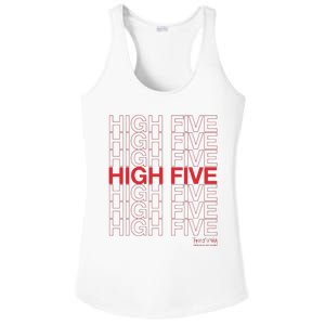 High Five Spread Joy All Over The World Ladies PosiCharge Competitor Racerback Tank