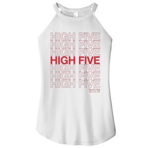 High Five Spread Joy All Over The World Women's Perfect Tri Rocker Tank