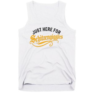 Here For Schitzengiggles Oktoberfest Group Bachelor Party Tank Top