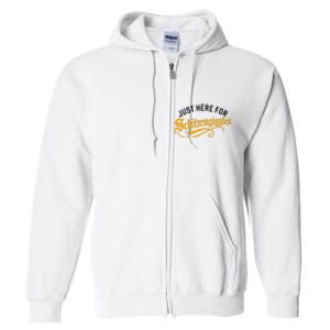 Here For Schitzengiggles Oktoberfest Group Bachelor Party Full Zip Hoodie