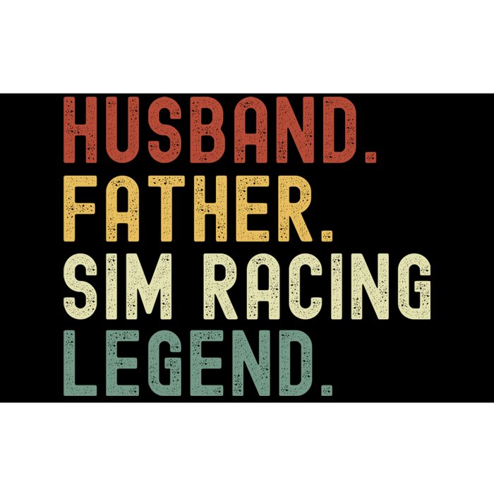 Husband Father Sim Racing Legend Racing Sim Esport Sim Racer Sim Racing Gamer Bumper Sticker