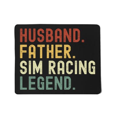 Husband Father Sim Racing Legend Racing Sim Esport Sim Racer Sim Racing Gamer Mousepad