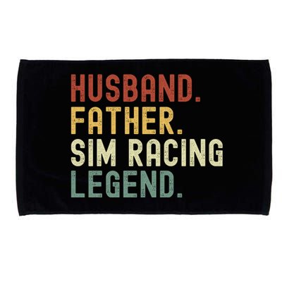 Husband Father Sim Racing Legend Racing Sim Esport Sim Racer Sim Racing Gamer Microfiber Hand Towel