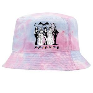 Halloween Friends Squad Goals Horror Squad Queens Tie-Dyed Bucket Hat