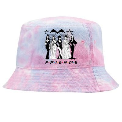 Halloween Friends Squad Goals Horror Squad Queens Tie-Dyed Bucket Hat