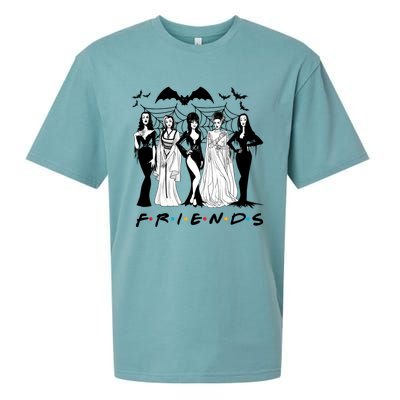 Halloween Friends Squad Goals Horror Squad Queens Sueded Cloud Jersey T-Shirt