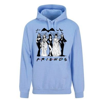 Halloween Friends Squad Goals Horror Squad Queens Unisex Surf Hoodie