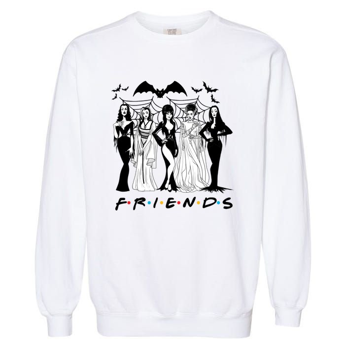 Halloween Friends Squad Goals Horror Squad Queens Garment-Dyed Sweatshirt