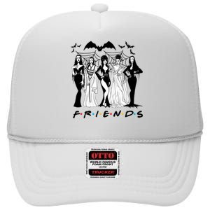 Halloween Friends Squad Goals Horror Squad Queens High Crown Mesh Back Trucker Hat