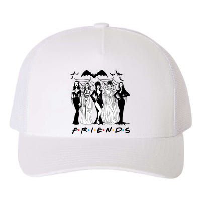 Halloween Friends Squad Goals Horror Squad Queens Yupoong Adult 5-Panel Trucker Hat