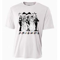 Halloween Friends Squad Goals Horror Squad Queens Cooling Performance Crew T-Shirt