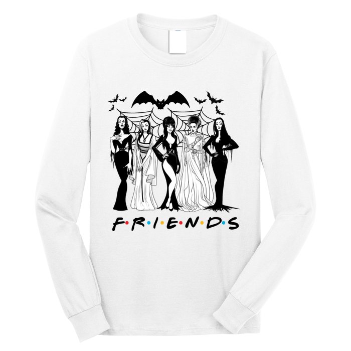 Halloween Friends Squad Goals Horror Squad Queens Long Sleeve Shirt