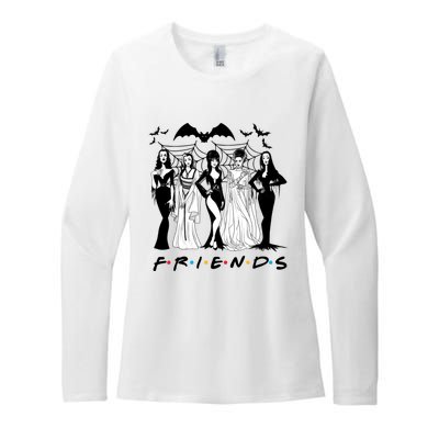 Halloween Friends Squad Goals Horror Squad Queens Womens CVC Long Sleeve Shirt