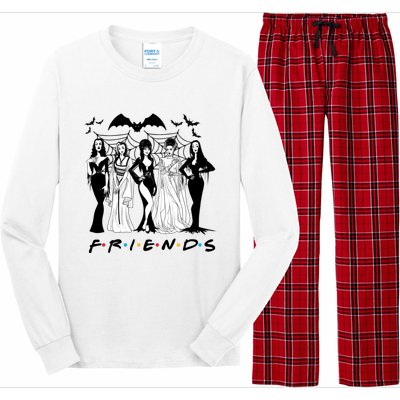 Halloween Friends Squad Goals Horror Squad Queens Long Sleeve Pajama Set